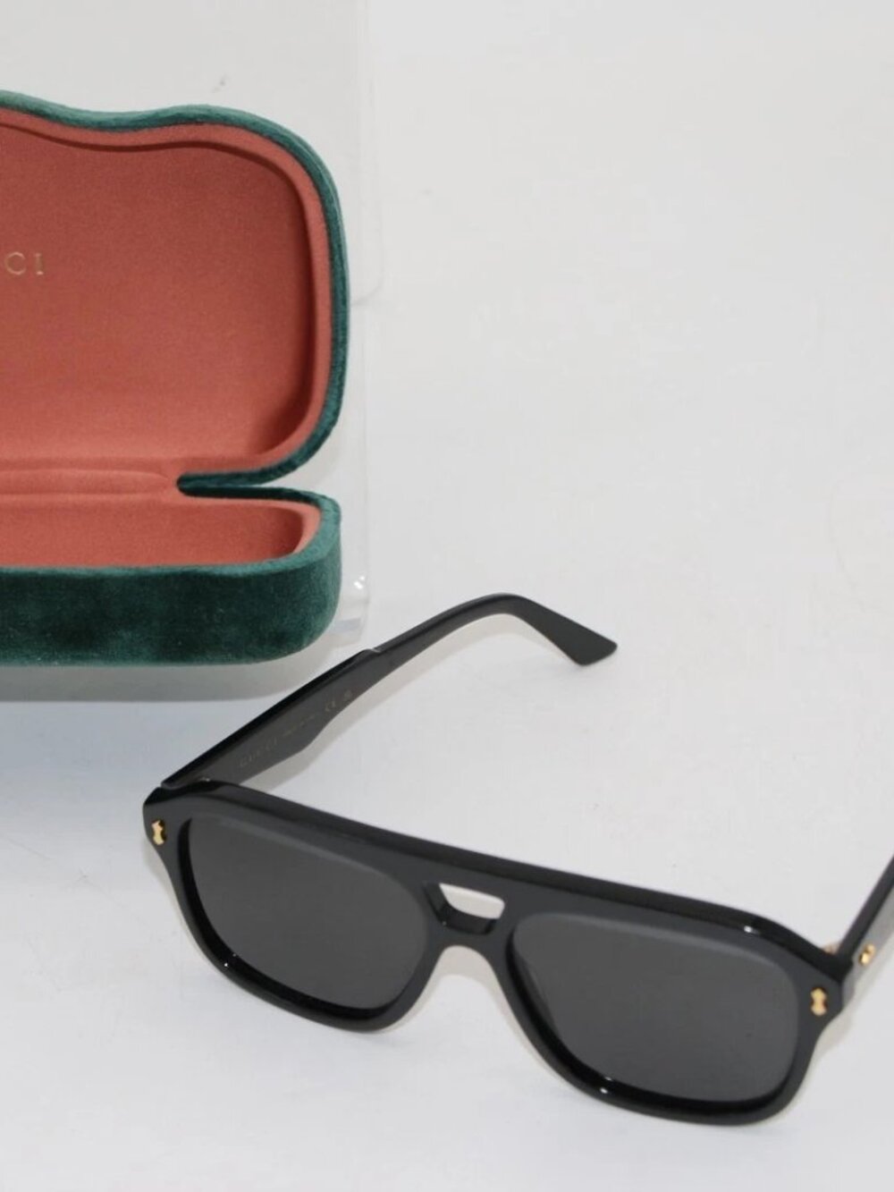 Gucci Aviator Sunglasses GG1263S 001 57/16/145 - Black/Gold